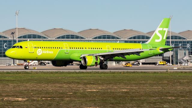 VQ-BQH:Airbus A321:S7 Airlines